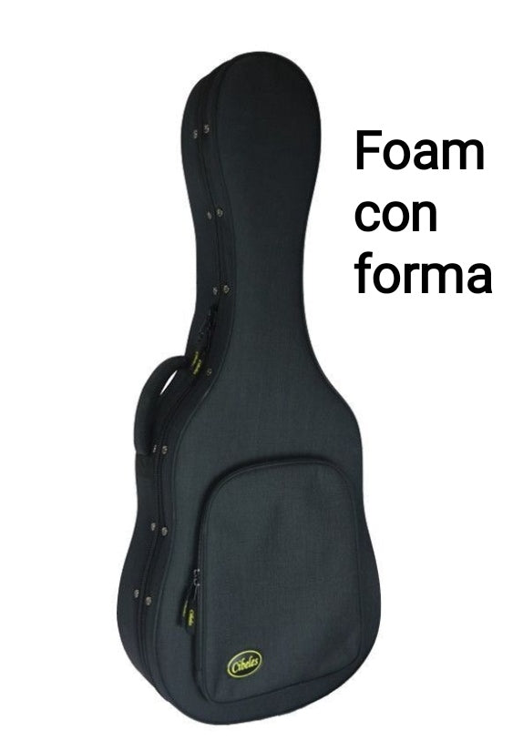 Modesto Mesh Flamencogitarre „Chata“/D (SELBSTVERSTÄRKT Double OS1) Bluetooth Natural