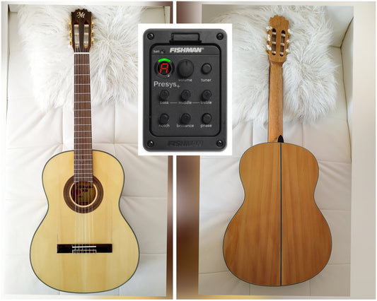 Guitarra Flamenca Modesto Malla F5/ EB (AMPLIFICADA Fishman presys blend)