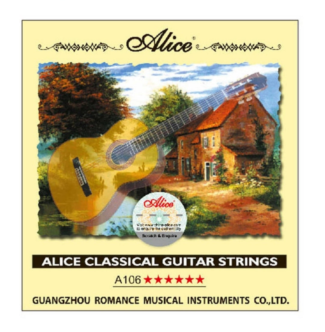 Alice AC106N nylon strings for classical or flamenco guitar LOOSE