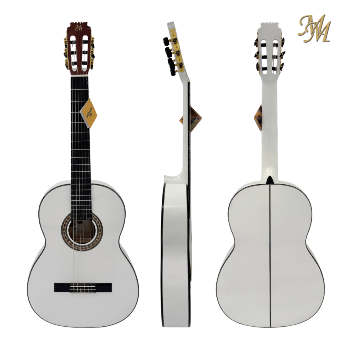 Guitarra Flamenca: "Chata" blanca