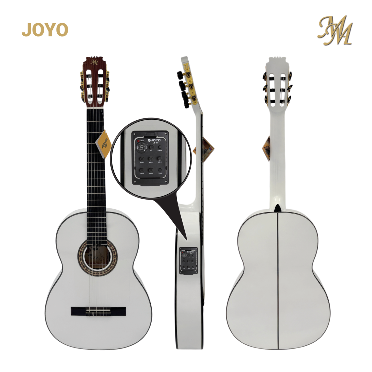 Guitarra Flamenca: "Chata", Joyo, blanca