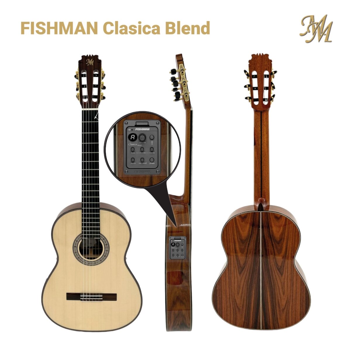 Guitarra Flamenca Serie Limitada "DIEGO DEL MORAO" Pau Ferro. Fishman Clasica blend ORIGINAL USA