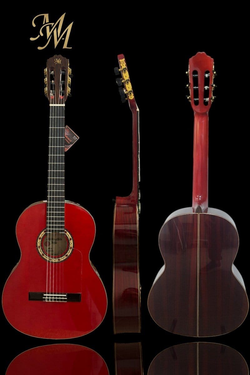 Guitarra Flamenca "Candela" roja
