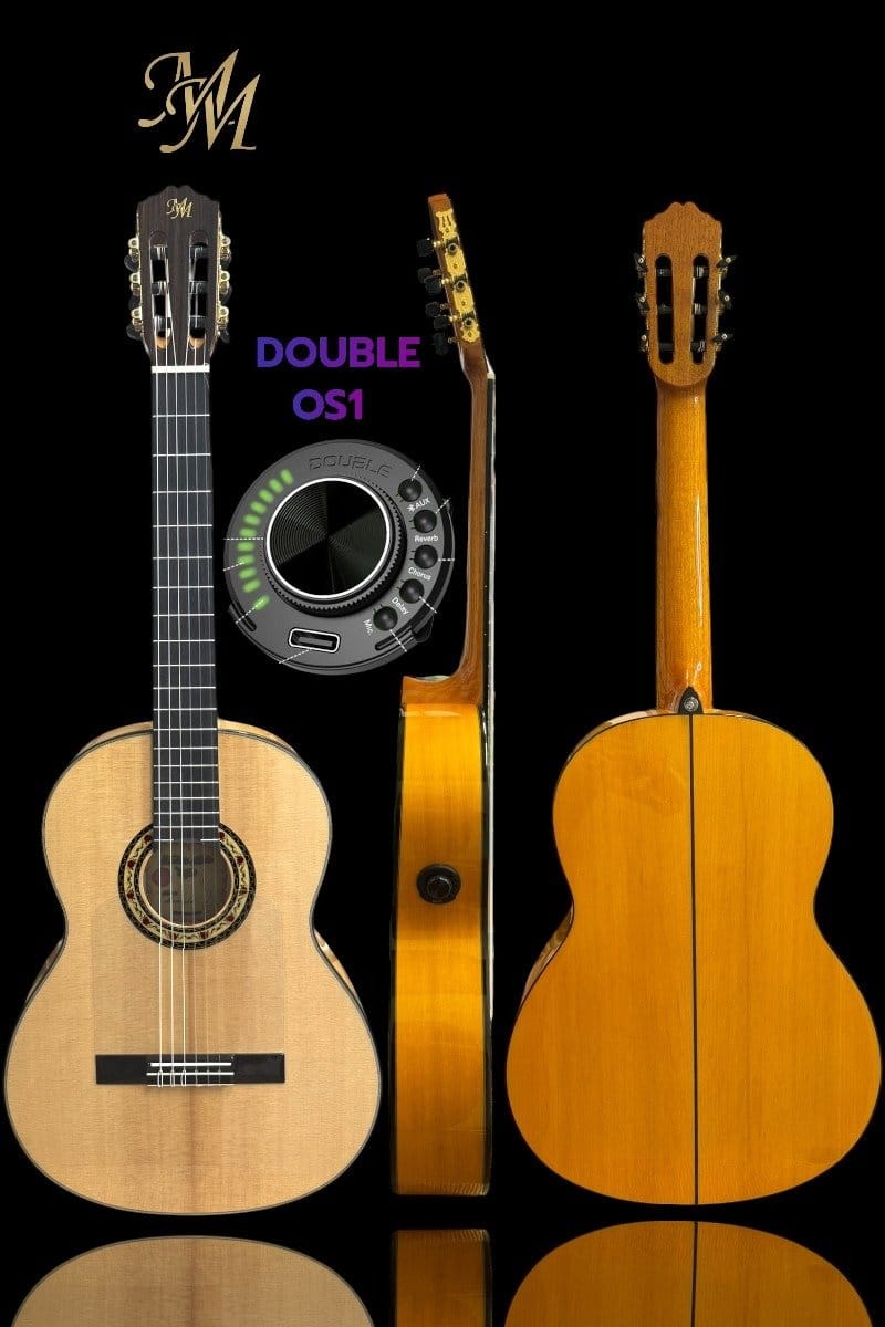 Guitarra flamenca  "Manuela" color natural OS1 Cipres real español