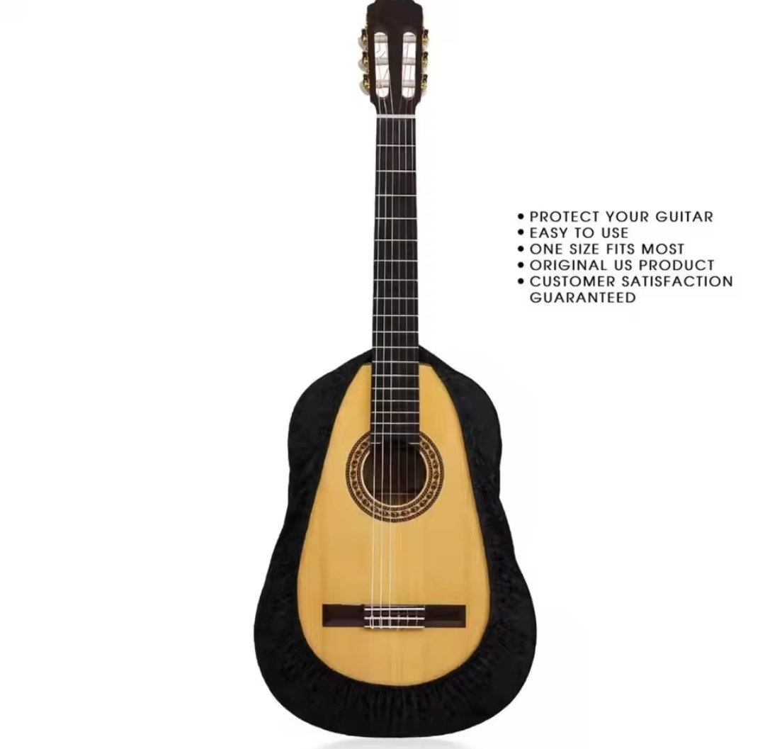 Funda cubre guitarra protector de guitarra terciopelo