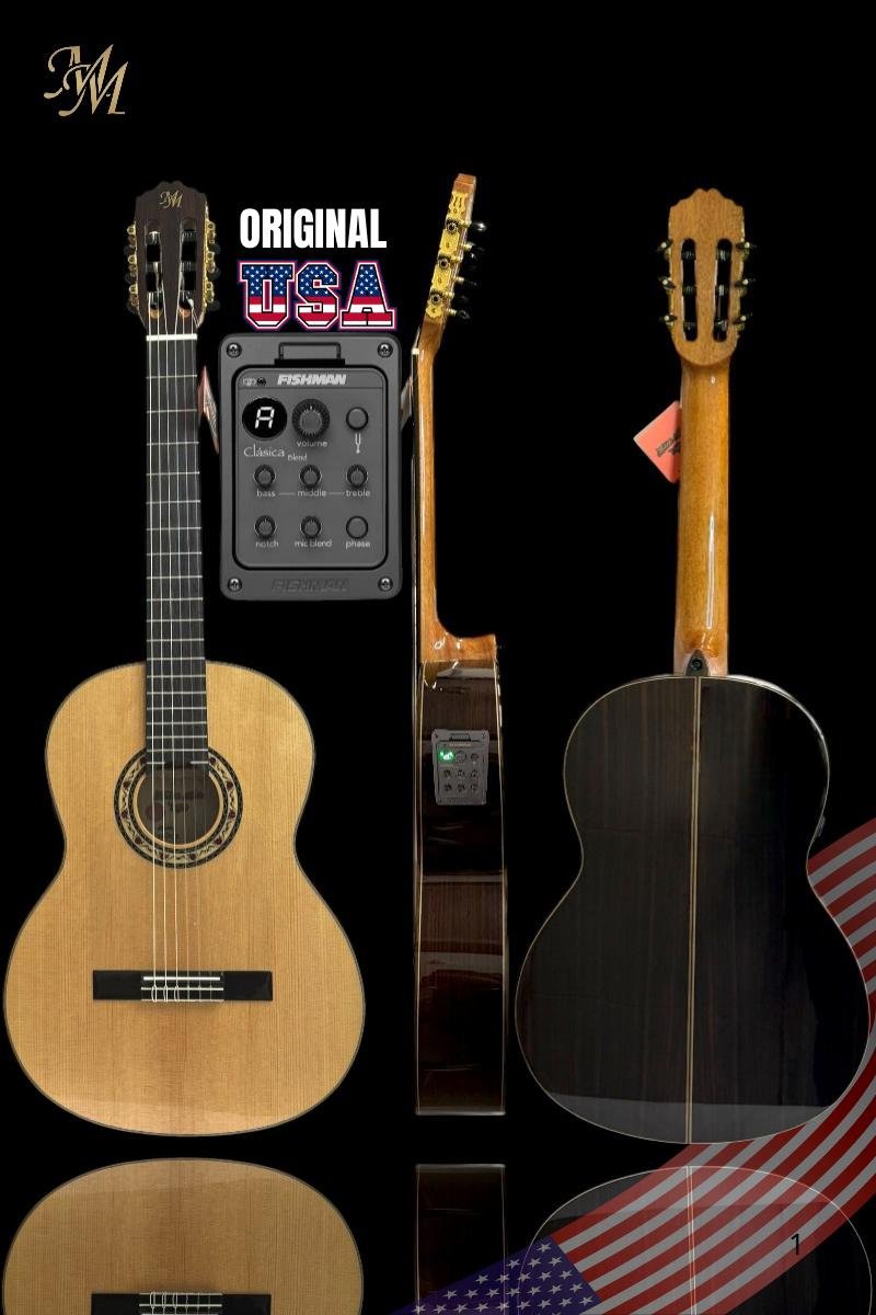 Guitarra Flamenca "Candela" natural Fishman Clasica blend ORIGINAL USA