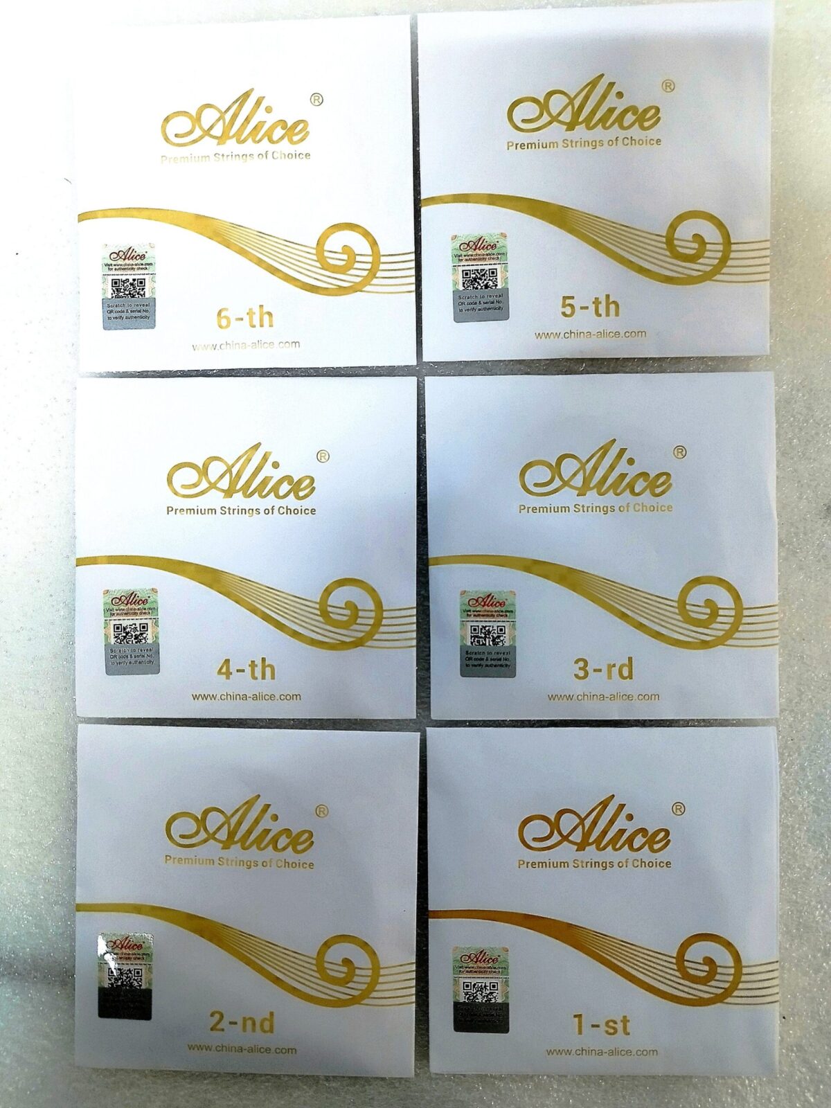 Cuerdas sueltas ALICE AC168N CARBONO