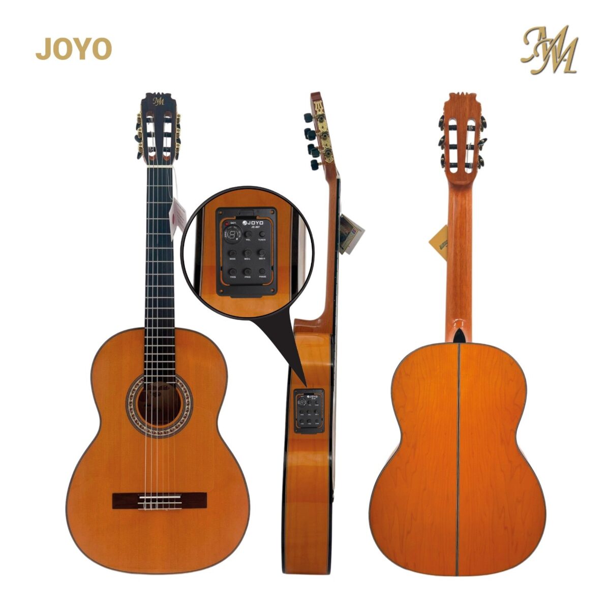 Guitarra Flamenca "Chata" naranja, Joyo
