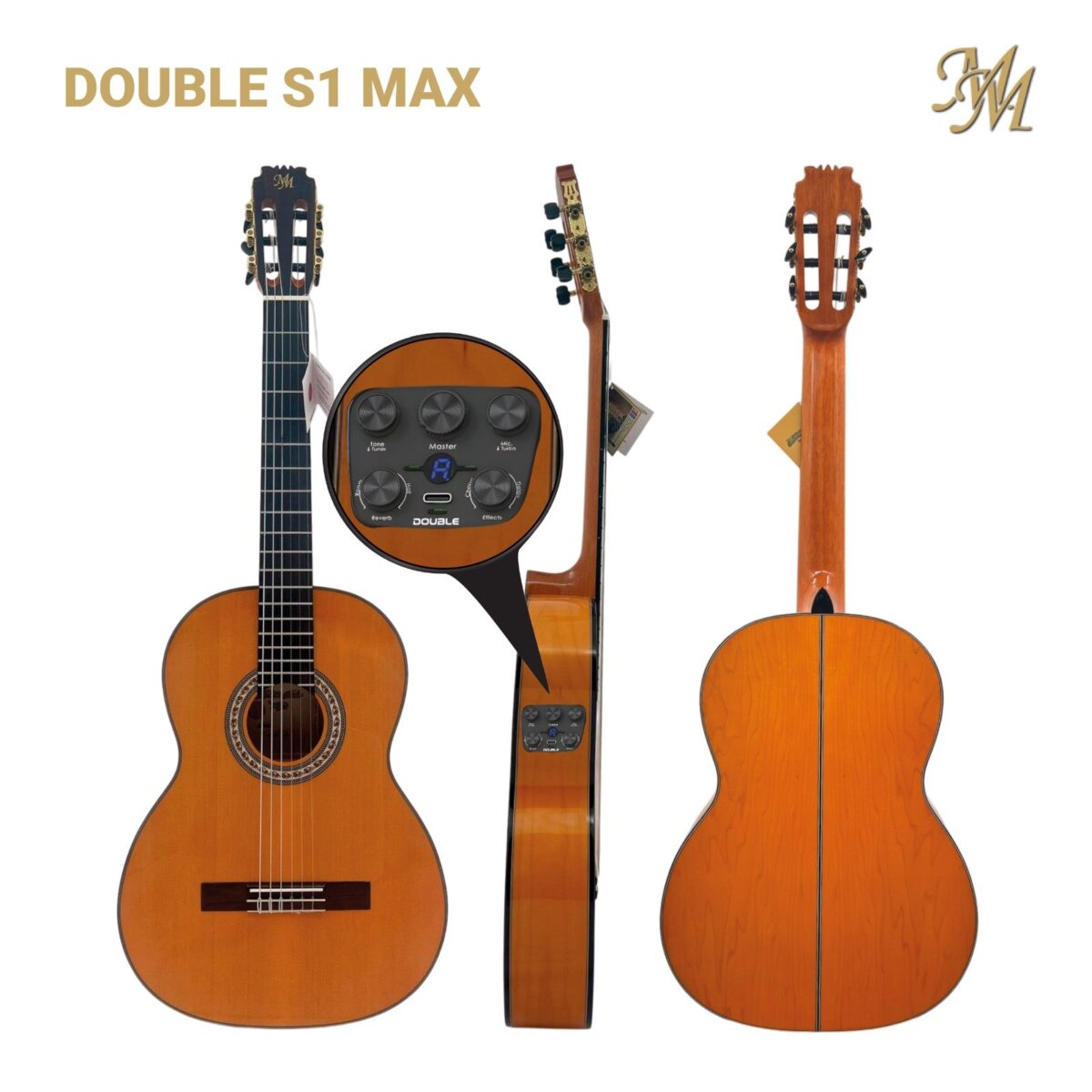 Guitarra Flamenca "Chata" Naranja, S1 MAX