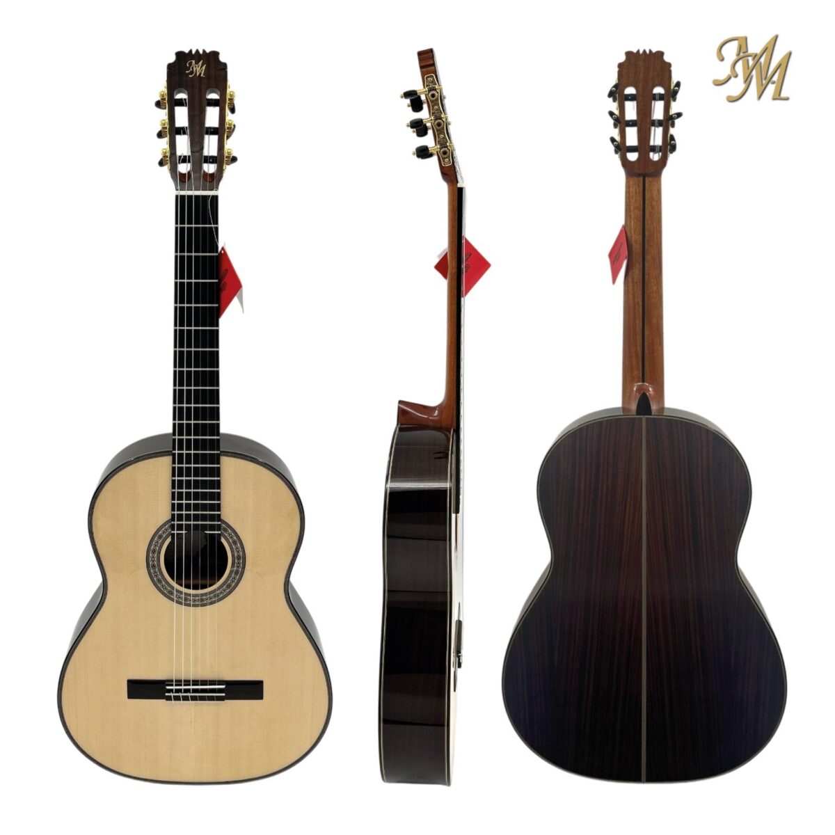 Guitarra Flamenca Serie Limitada "EL PERLA" color natural Palosanto de India