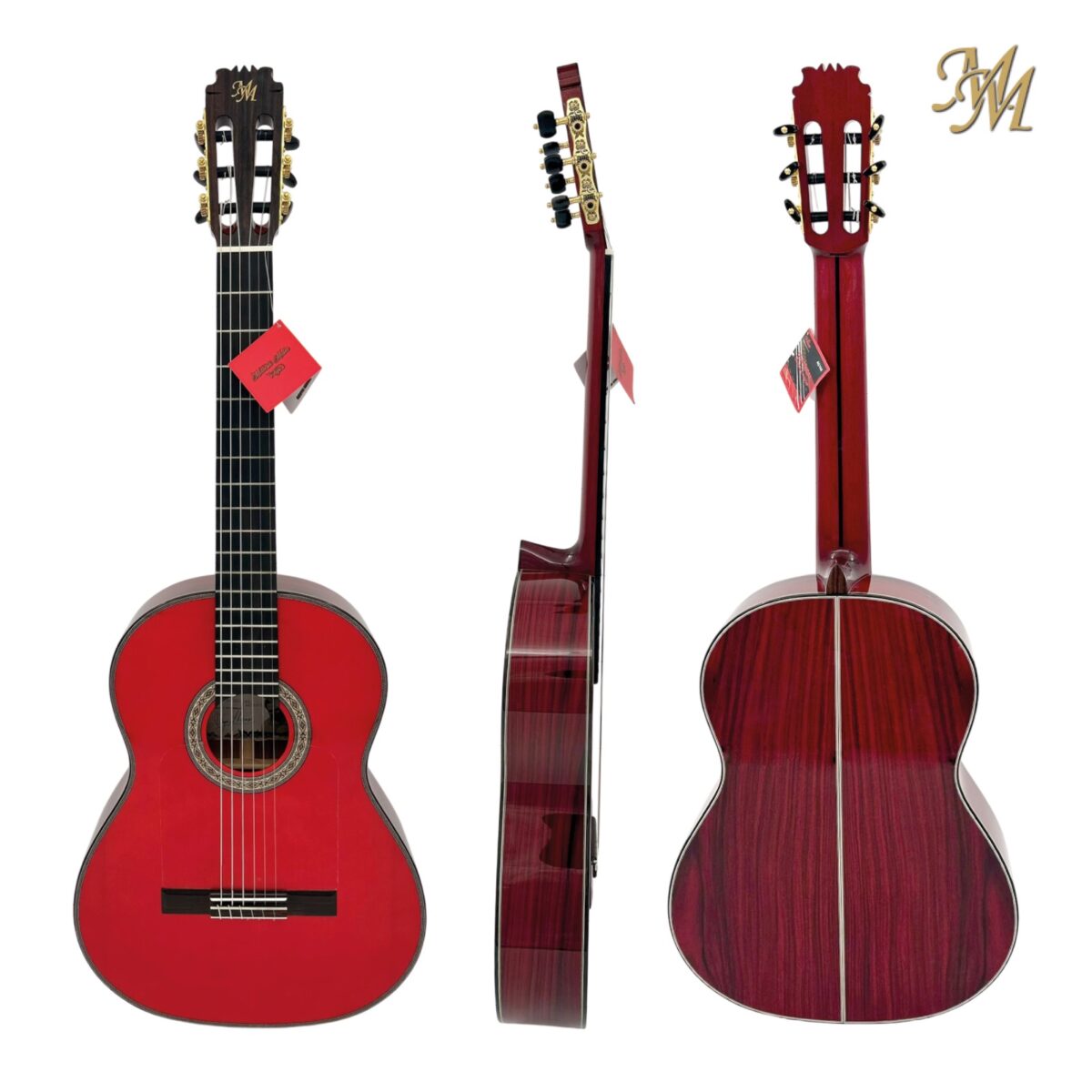 Guitarra Flamenca Serie Limitada "DIEGO DEL MORAO" Pau Ferro Color Rojo