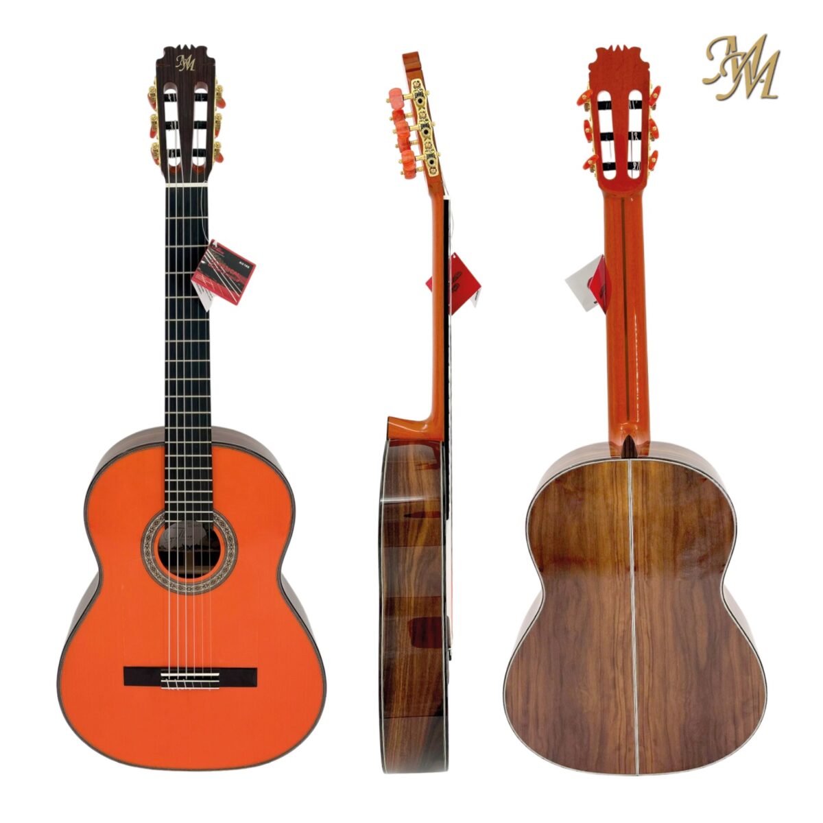 Guitarra Flamenca Serie Limitada "DIEGO DEL MORAO" Pau Ferro Color Naranja