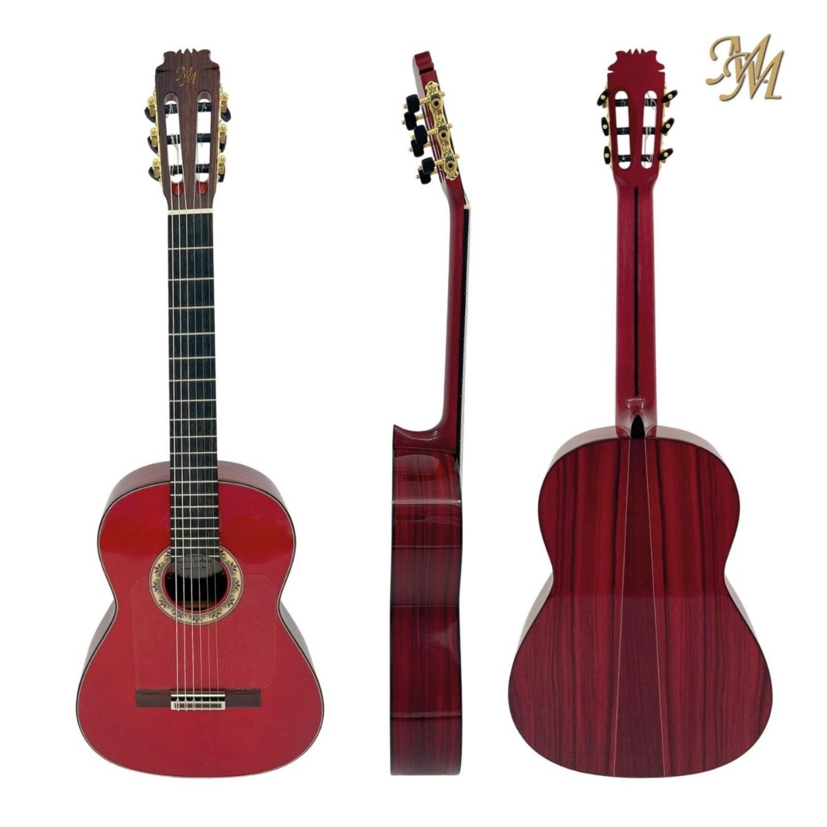 Guitarra Artesana Excelencia Color Rojo