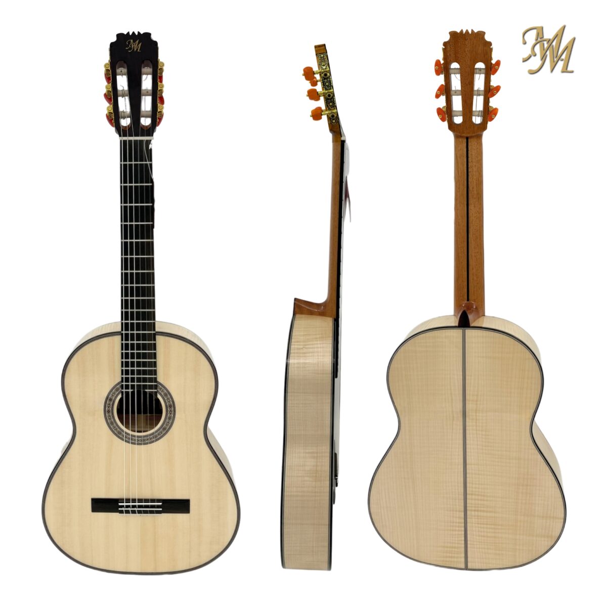 Guitarra Flamenca "Alameda” (Arce flameado) color Natural