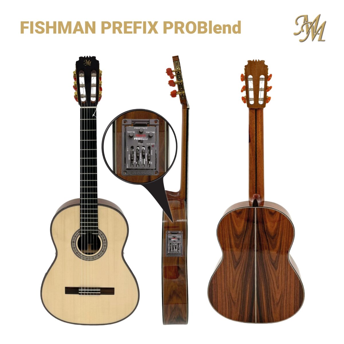 Guitarra Flamenca "Canela" (Pau Ferro) color Natural - Fishman Prefix Pro Blend