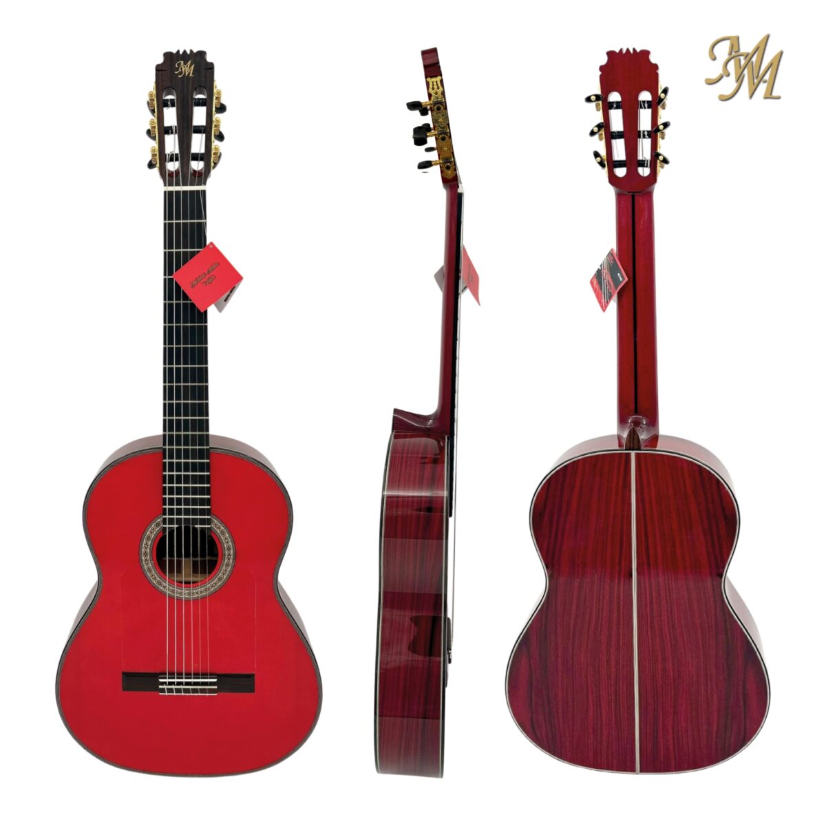 Guitarra Flamenca "Canela" (Pau Ferro) color Rojo