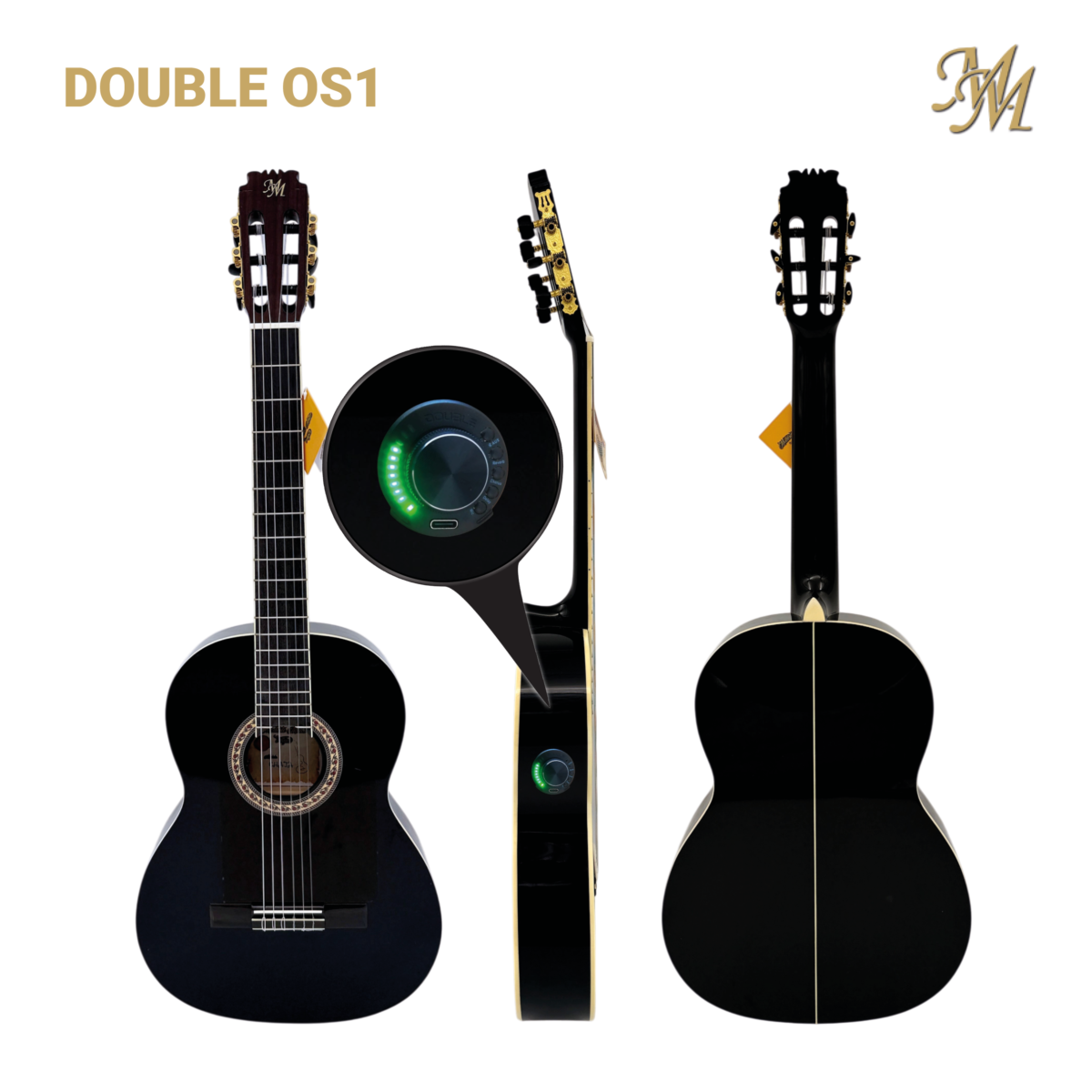 Guitarra Flamenca: "Chata" negra, OS1