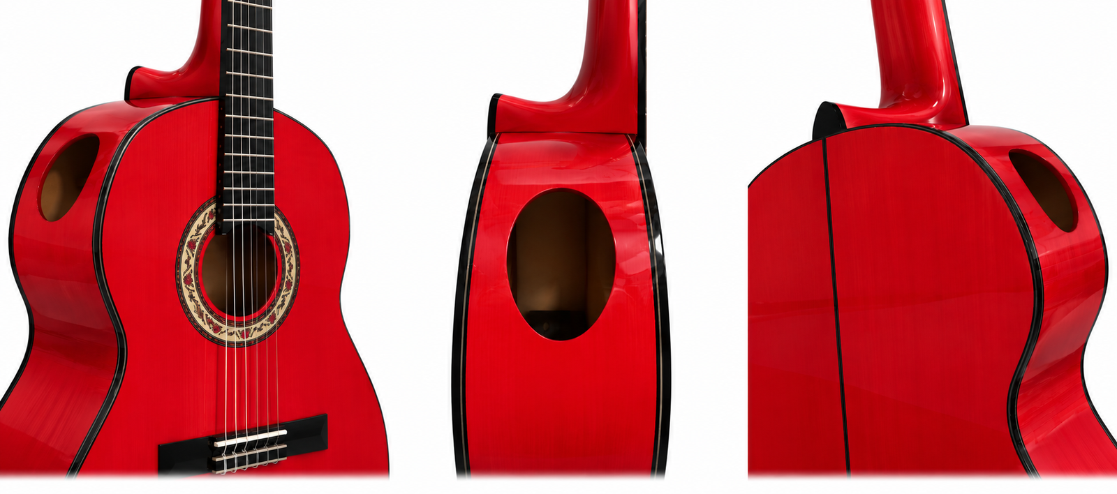 Detalles del Soundport en una guitarra