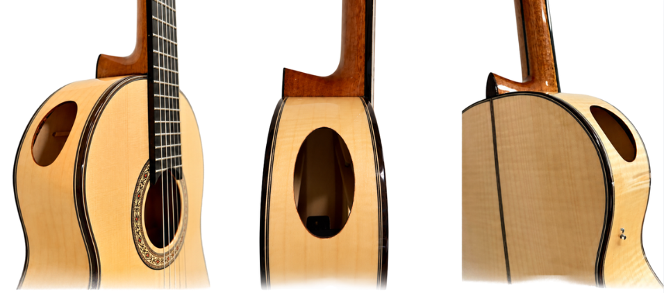Detalles del Soundport en una guitarra